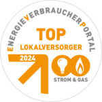Siegel TOP Lokalversorger 2023 ausgezeichnet vom Energieverbraucherportal 